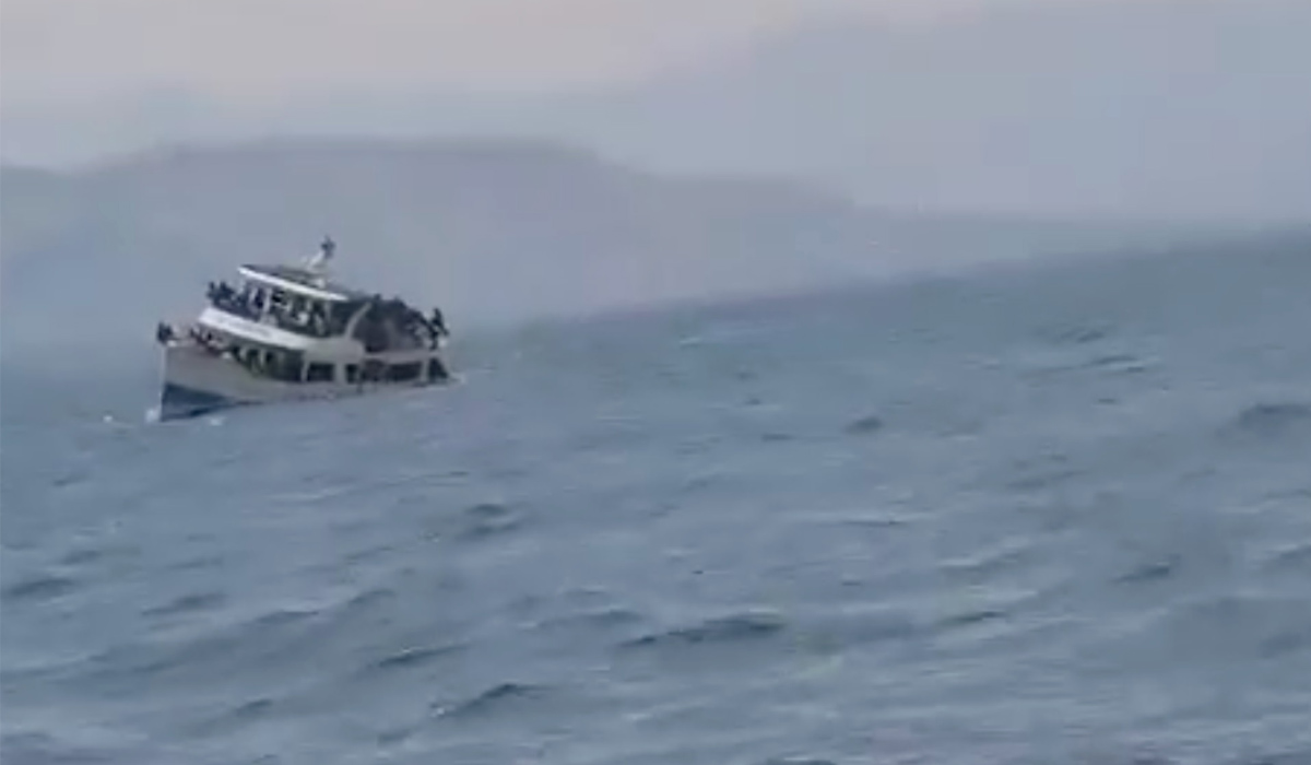 Boat capsizes in Congo's Lake Kivu